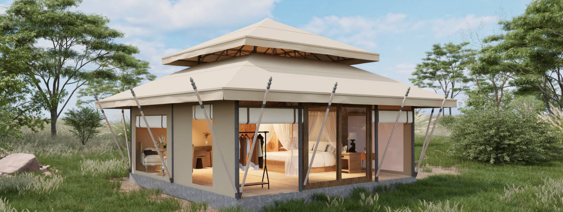 开江县户外野奢帐篷